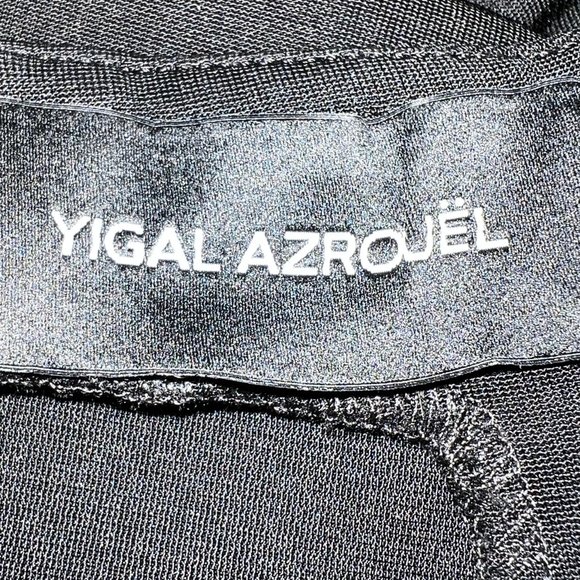 Gorgeous! Designer Yigal Azrouel Black Lace Panel Off Shoulder Dress Siz… - Picture 5 of 12